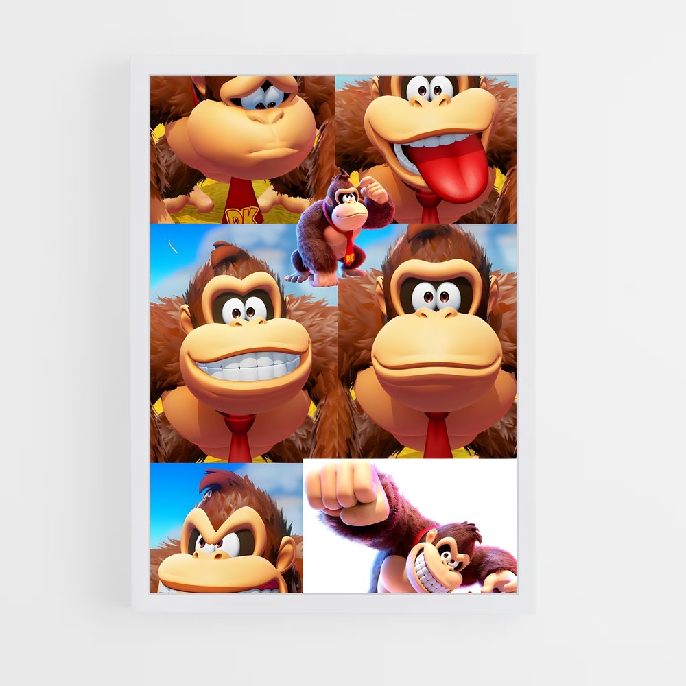 Poster Donkey Kong Éternel – affiche Mario (vue 3)